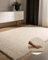 benuta Basic Hochflorteppich Teppich Wohnzimmer Sohari - Creme 200x290 cm - Minimalistischer Look - Weich & Waschbar - Für Schlafzimmer, Flur oder Esszimmer - Geeignet für Fußbodenheizung