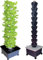 WJYTDHIQS Aquaponik-Anbausystem mit 40/50/60 Löchern, Hydrokultur-Turm-Set, automatisierter Aeroponic-Turm, erdloses Anzuchtsystem, Indoor-Smart-Garten, weiß