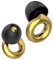 Tapones Oídos Ruido, Tapones Oídos Dormir, Protección auditiva súper suave y reutilizable en flexible para dormir, concentrarse, viajar, sensibilidad al ruido(Oro + Negro)