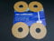 4 x Laser Cut (FC15 Natural Oak) Pipe Surrounds/Covers for Laminate Flooring (Can be Used for Natural Floor Covers)