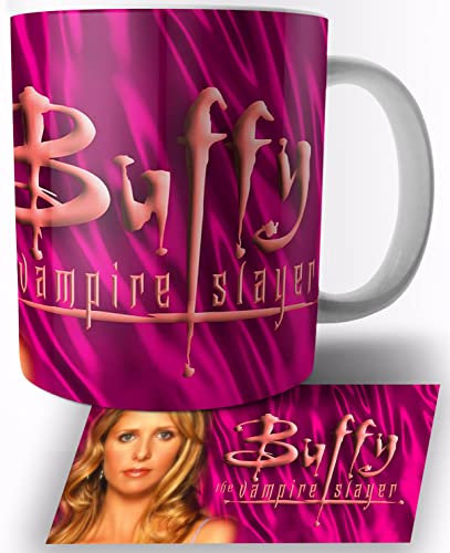 Buffy Sarah Michelle Gellar B Keramik Becher 325ml Tasse Mug