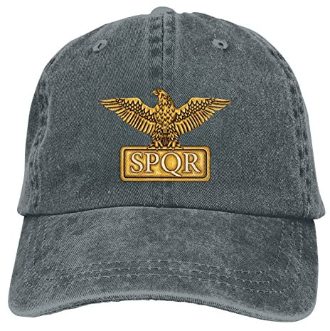 917 Baseballkappe Goldener Römischer Kaiseradler SPQR Dad Hat Unisex Trucker Cap Atmungsaktiv Baseballkappe Mütze Für Wandern Outdoor Athletic