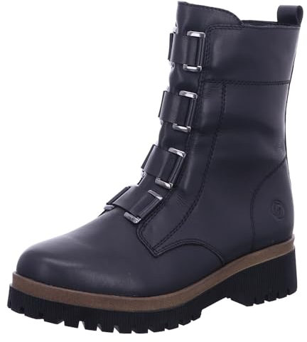 Remonte Damen D1B75 Mode-Stiefel, Schwarz/Schwarz/Schwarz / 01, 39 EU