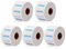 Halskrausen 1 Stange mit 5 Rollen und je 100 Blatt extra starker Kleber (1 Stange á 5 Rollen)