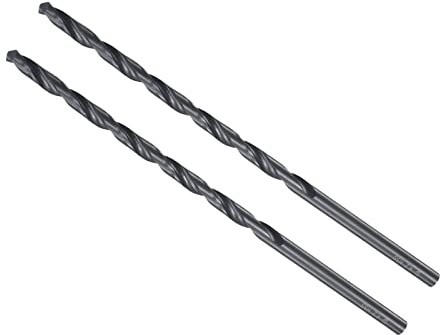 CoCud Torsion Foret Mèches 4,2 mm Perçage Diamètre Extra Long 2-Pièces | Noir Oxyde Élevé Vitesse Acier Droit Tige, Applications pour Inox Acier Alliage Métal