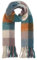 FASHION YOU WANT Damen Web Strickschal mit buntem Karo Muster und langen dicken Fransen, warmer Winter, Stola (S08)