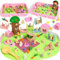 KNASON Kaninchen und Hamster Magic Toy Sand Set für Mädchen und Junge,Kinetischer Spielzeug Sand mit Sensorisch Spielsand und Sandkasten,Zaubersand Sandspielzeug Geschenk für Kinder ab 3 4 5 6 7 8