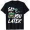 Skifahren Kinder SKI YOU LATER Lustiges Ski Ferien T-Shirt