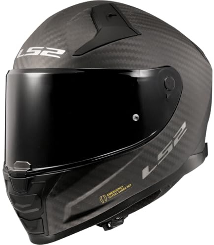 LS2 Full Face Motorcycle Helmet. FF811 Vector II Carbon. ECE 22.06. Matt. XL