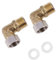 Healifty 2pièces Raccord Coudé À Degrés Cuivre Connecteur Flexible Pour Tuyauterie Adaptateur De Joint Barbelé Compatible Avec Cuivre Cpvc Et Pex