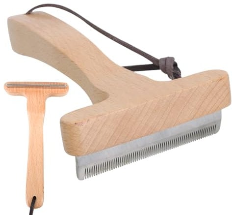 Horse Hair Removal Tools, Pet Hair Remover, Rust-Proof Cat Detangling Shedding Brush, Comprehensive Application, Cleaning Conveniently, 16.5x8.5x3.2cm For Small Medium Horse
