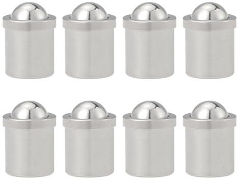 VGOL 30PCS 5x6mm Ball Point Spring Stantuffi 304 in acciaio inox Dimensioni 10N Compatibile con Jigs Fixtures CNC