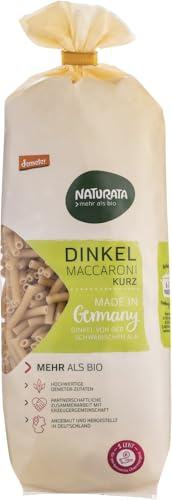 Naturata Bio Maccaroni kurz, Dinkel hell (1 x 500 gr)