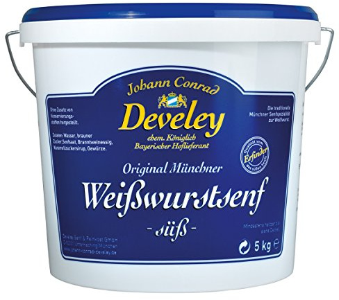Develey - Eimer (5 kg, Weißwurstsenf)
