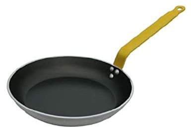 Poêle aluminium anti-adhésive HACCP jaune 32 cm De Buyer