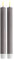 ReWu Deluxe Homeart Stabkerze 2 Stück 24 cm - Grau