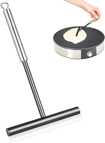 Épandeur de crêpes, étaleur de pâte en forme de T, étaleur de pâte à crêpes en acier inoxydable, pour pâte à crêpes ou crêpes