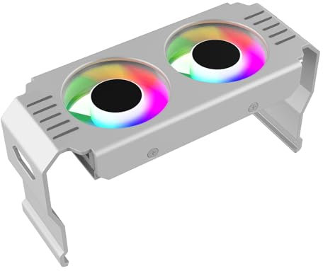 Memory RAM Cooler Fans Fan Speeds up to 3500RPM-Noise Level≤28dB(A) with 5v/3Pin ARGB Light Effect Memory Cooling for DIY PC Gaming