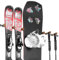 Fuloon Porte Manteau Mural Patere Murale Crochet Mural pour Suspension Snowboard Skateboard Guitare et Objets du Quotidien (80 cm)