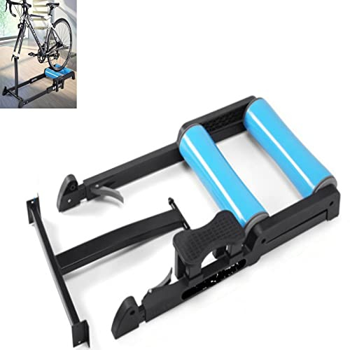 Fahrrad-Rollentrainer, Heimtrainer-Roller, Fahrradtrainer, Indoor-Stationärtrainer für Mountainbikes und Rennräder, tragbarer Klapptrainer