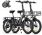 ENGWE E-Bike Klapprad Elektrofahrräder für Herren Damen, 20x3.0 Zoll Reifen, 36V 15.6Ah Lithium-Akku, Reichweite bis 140KM, 7 Gang E-Fahrrad