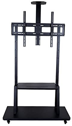 Universal TV Stand, TV Mobile Tripod Bracket, Mobile cart, Floor Stand, Suitable for 50-80 inch TV Screen, The Maximum Load-Bearing Weight can Reach 150KG (A)