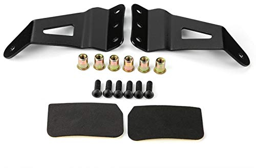 supports de de barre lumineuse LED,Fydun 1 paire de 52 Pouces support de de lampe de travail Led supérieure pour 1989-1998