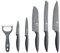 BERGNER Set 6pc acero inoxidable Star, 6 cuchillos