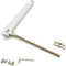 Ferme-Porte à Ressort Automatique en Acier Inoxydable Porte à Fermeture Automatique Closers réglable Monté en surface, pour Portes Intérieures Légères, 30 kg