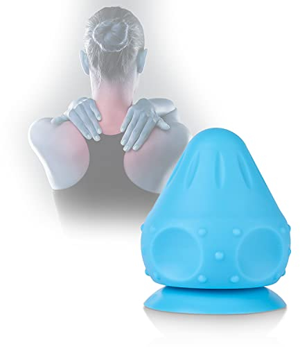 Triggerpunkt Drücker, Byffoer Massagegerät Fascia Ball Fitness Massage Ball Faszienball mit Saugnapf für Füße, Hände, Rücken, Beine
