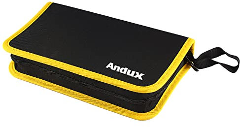 Andux Zone Werkzeugsätze Reißverschluss Aufbewahrungstasche für Werkzeugkoffer WJSNB-02 (Gelb,L)