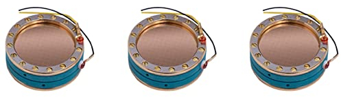 ZEELYDE 3X Capsule de Microphone à Condensateur D'Enregistrement de Noyau de Cartouche de Microphone de Diaphragme de 34mm pour Le Microphone de Condensateur D'Enregistrement