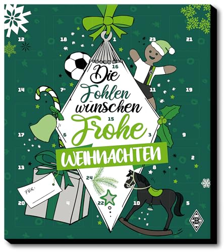 Weihnachtskalender Adventskalender 1./2. Bundesliga & 3. Liga + Aufkleber (Borussia Mönchengladbach)