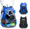 VIGEGARI Lacrosse Tasche mit Stockhalter, Rucksack mit Helmhalterung, Separater Schuhablage, Sporttaschen mit Taschen für Handschuhe, Ellenbogenschützer, Zubehör