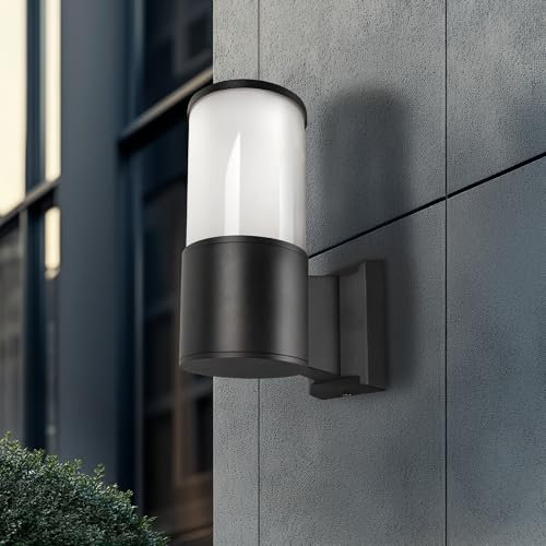 Miratic Applique Murale Exterieur Pour Ampoule E27 max. 15W (non incluse) Lampe Exterieur Murale IP 54 Luminaire Exterieur noir Source de Lumière Remplaçable (sans capteur)