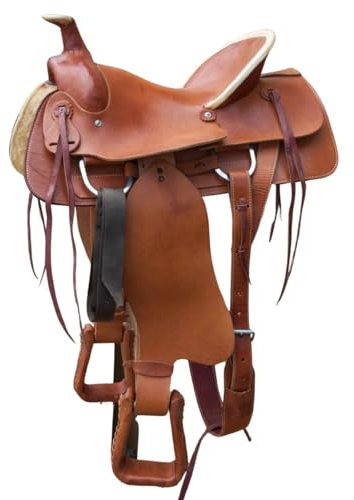 Amesbichler Reitsport Westernsattel High Country glatt braun 15