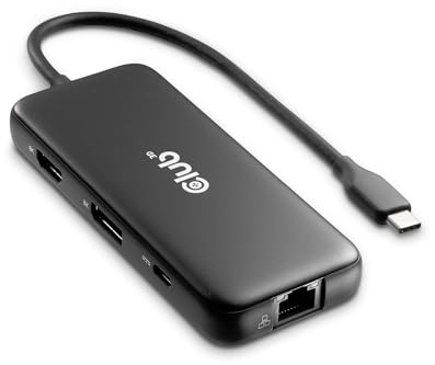 Club3D CSV-2551 8-1 Tragbare USB Type-C® Dock 10 Gbit/s auf HDMI™ und DisplayPort™ 8K30Hz PD Max.100Watt