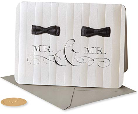 Papyrus LGBTQIA+ Hochzeitskarte für Bräutigam (Amazing Beginnings)