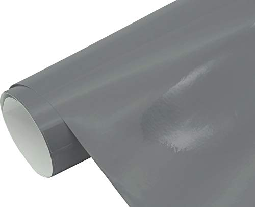 Neoxxim 7€/m2 Premium Auto Folie - GLÄNZEND Grau anthrazit Glanz 200 x 150 cm - Lackfolie Lackschutzfolie