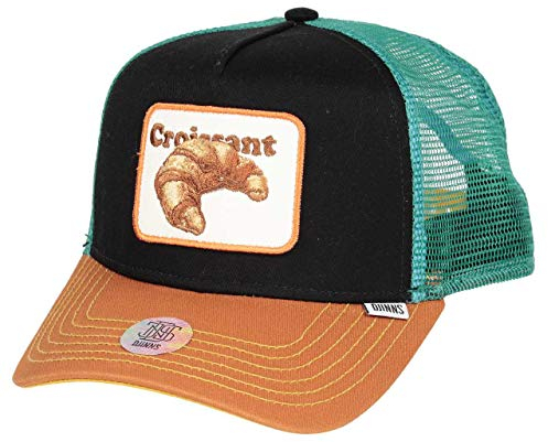 Djinns Trucker Cap Food Croissant Black, Size:ONE Size