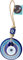 nevfactory Nev Nazar Boncuk Evil Eye Wanddeko - Handgefertigter Mystischer Glücksbringer mit Türkischem Auge aus Glas