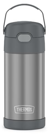 Thermos Funtainer - Botella de 12 onzas, color gris