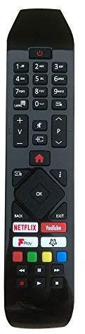 MYHGRC Replacement Hitachi RC43141 Remote Control for Hitachi TV with Netflix YouTube Buttons, universal hitachi tv remote 30100945 24HB21T65U 32HB26T61U 43HB26T72U 55HK25T74U