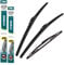 Heyner Wipers Fits: Honda CRV 2012-2017 Full Set of 3 Wiper Blades Hybrid HH2616H13T1