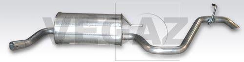 VEGAZ Endschalldämpfer KS-198 hinten für CEE'D Schrägheck (ED) 1,42m