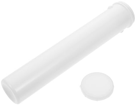 UPKOCH Silicone Ice Cylinder Mold 10.8 Inch Bar Ice Tube Storage Box with Lid for Wine Cooling and Drink Chilling