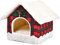 Hundekorb Hundebett Katzenbett Hundesofa Winterwarmes Haustierbett Haustier-Katzenhaus Weiches Geeignetes Katzen-Hundebett-Haus Für Hundekissen-Katzen-Schlafsack-Nest Hundekörbchen Haustierbett ( Colo