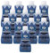 Rit DyeMore - Tinte de fibra líquida sintética de 7 onzas para ropa, decoración y manualidades, azul marino medianoche (paquete de 12)