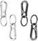 VAEIORP 4 Pcs Mousqueton Porte-clés Amovible pour hommes et femmes Porte-clés avec mousqueton