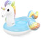 Bestway Bouée XXL à chevaucher Licorne - 233 cm x 156 cm x 136,5 cm - Multicolore